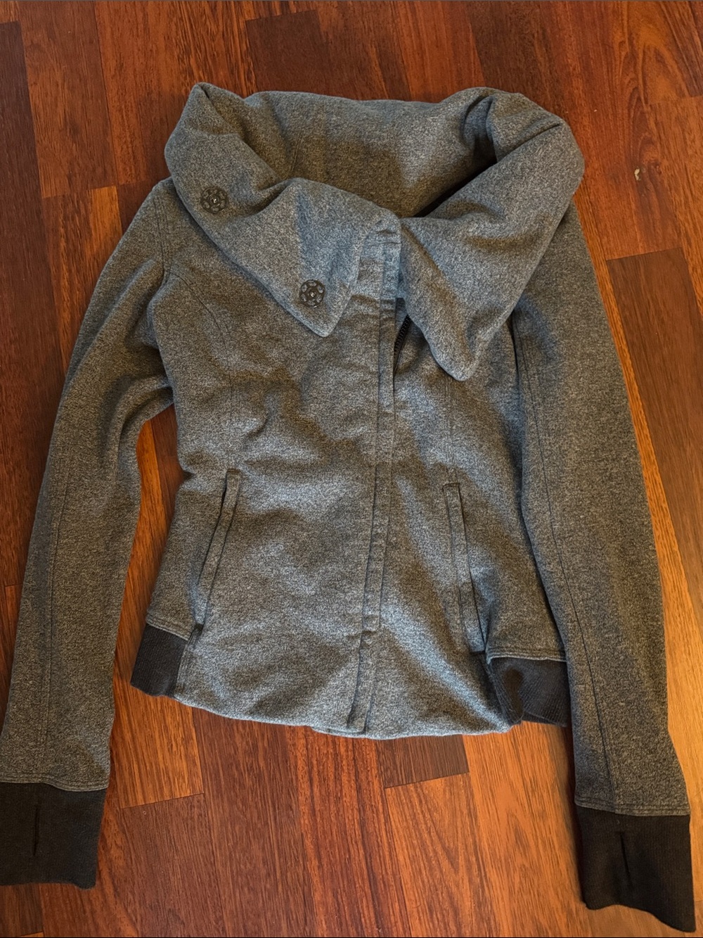 Lululemon Women's Gray Funnel Neck Jacket